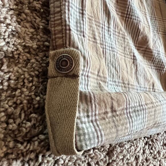 Y2K Plaid Bermuda Shorts Mossimo Size 5 Low Rise Surfcore Skater Preppy Island - Picture 4 of 6